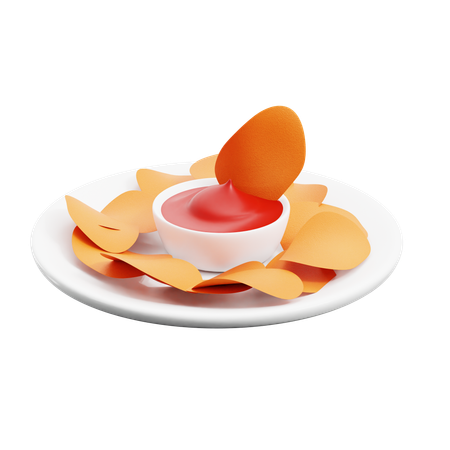 Chips de pommes de terre  3D Icon