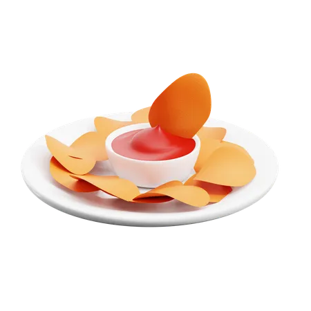 Chips de pommes de terre  3D Icon