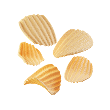 Chips  3D Icon