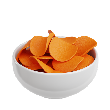 Chips  3D Icon