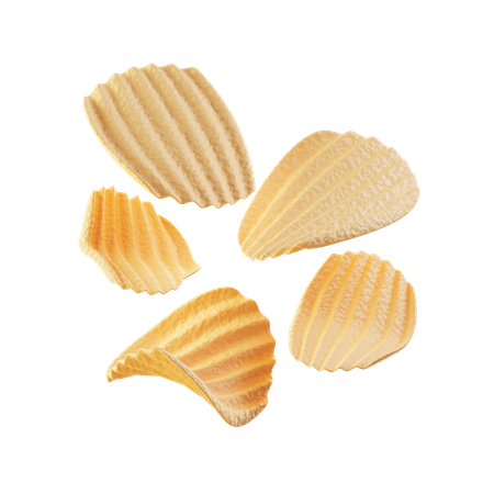 Chips  3D Icon