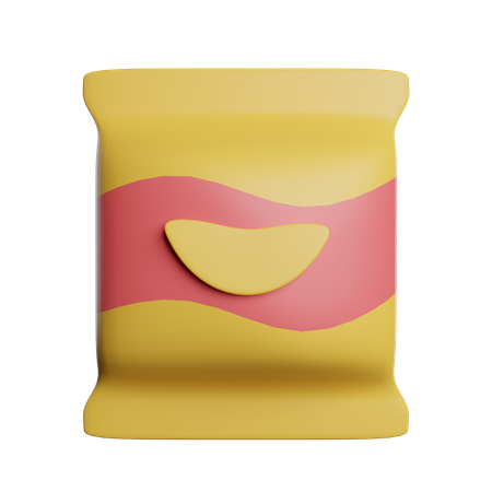 Chips Packet  3D Icon