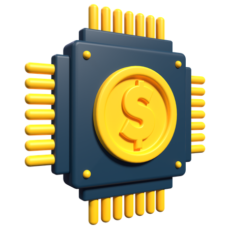 Chipsatz  3D Icon