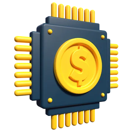 Chipsatz  3D Icon