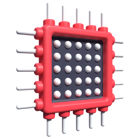 Chipsatz  3D Icon