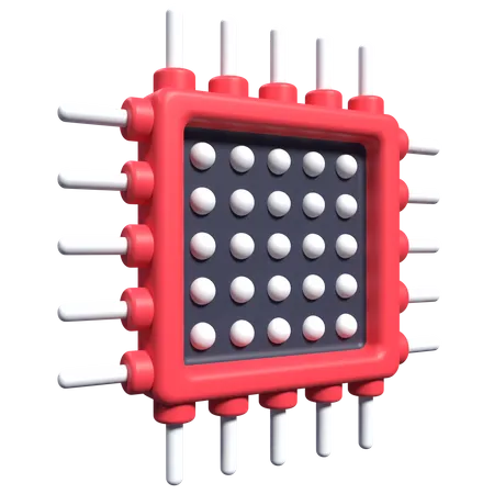 Chipsatz  3D Icon