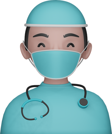 Avatar de chirurgien  3D Icon