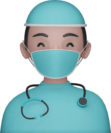 Avatar de chirurgien  3D Icon