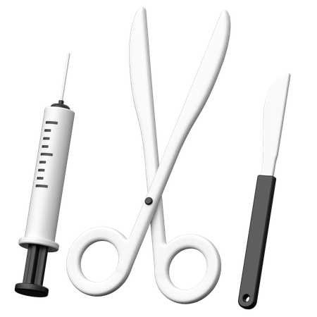 Chirurgische Instrumente  3D Icon