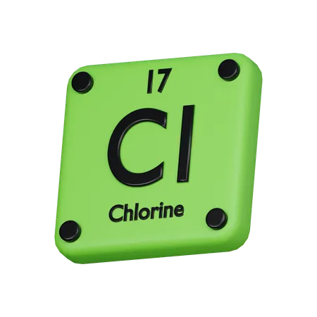 Chlore  3D Icon