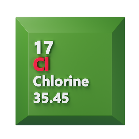 Chlore  3D Icon