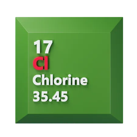 Chlore  3D Icon