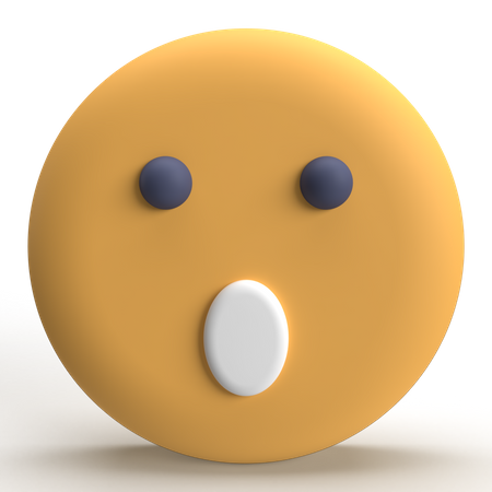 Emoji de choc  3D Icon