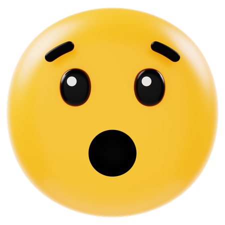 Emoji chocado  3D Icon