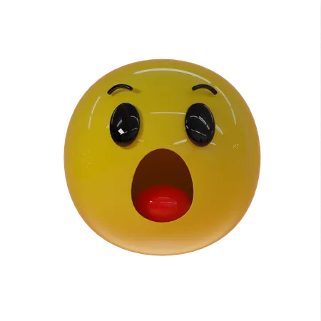 Emoji chocado  3D Icon