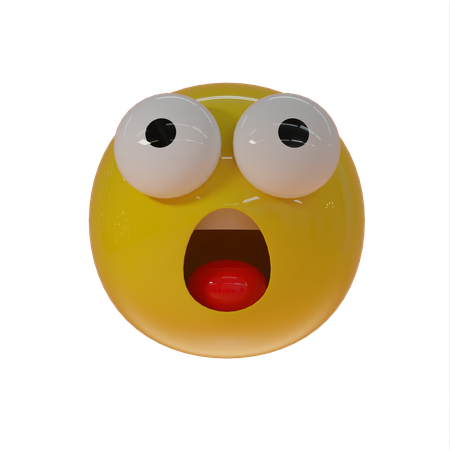 Emoji chocado  3D Icon