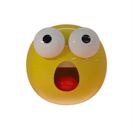 Emoji chocado  3D Icon