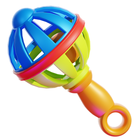 Chocalho  3D Icon
