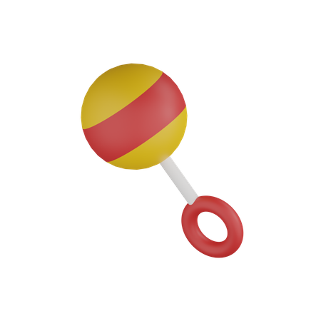 Chocalho  3D Icon