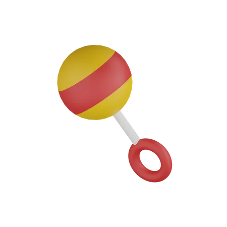 Chocalho  3D Icon