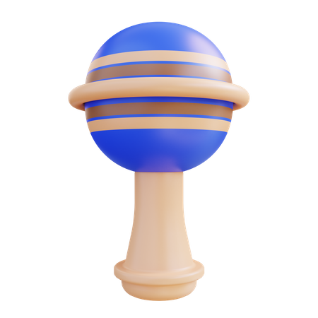 Chocalho  3D Icon