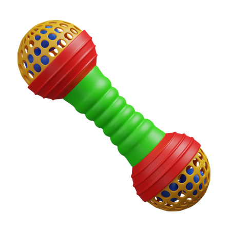 Brinquedo de chocalho  3D Icon