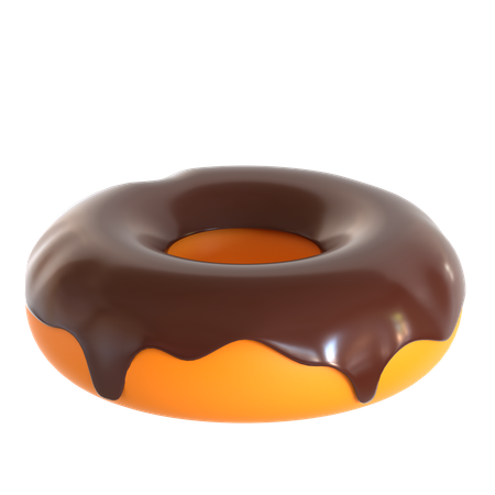 チョコレートドーナツ  3D Icon