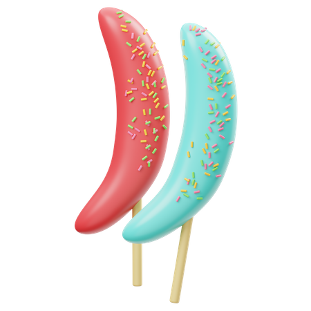 Choco Banana  3D Icon