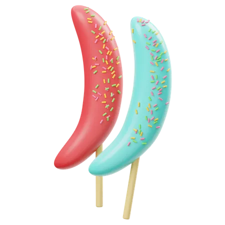 Choco Banana  3D Icon