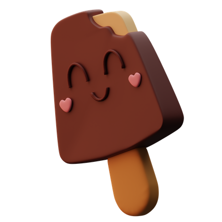 Choco Bar Emoji 3D Icon
