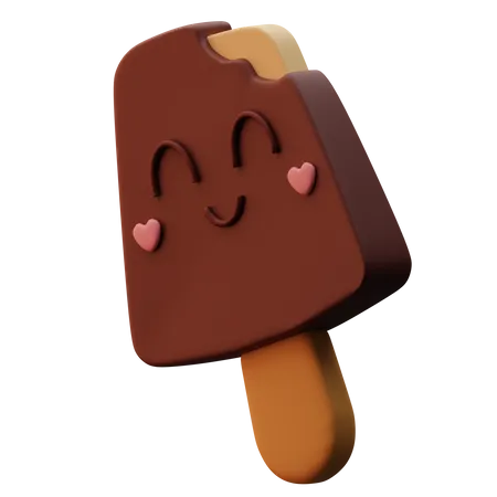 Choco Bar Emoji 3D Icon