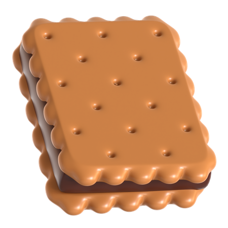 Choco Biscuit  3D Icon