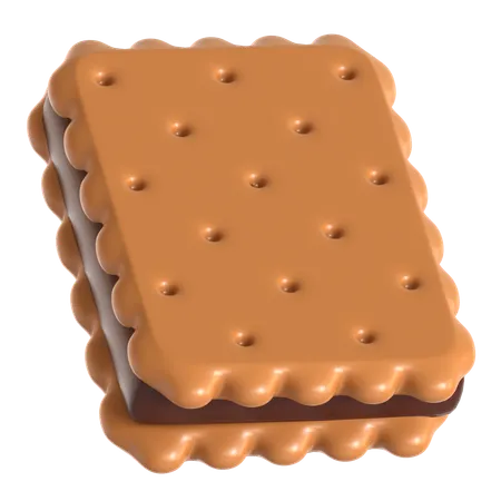 Choco Biscuit  3D Icon