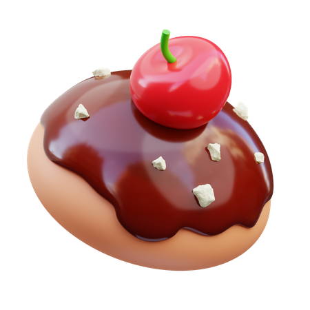 Choco Bread  3D Icon