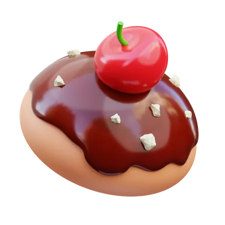 Choco Bread  3D Icon