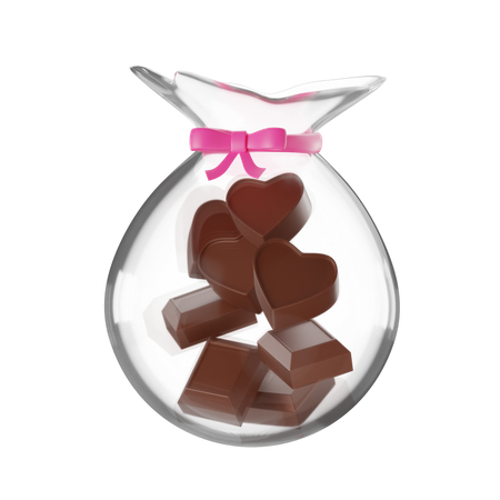 Choco Bucket  3D Icon