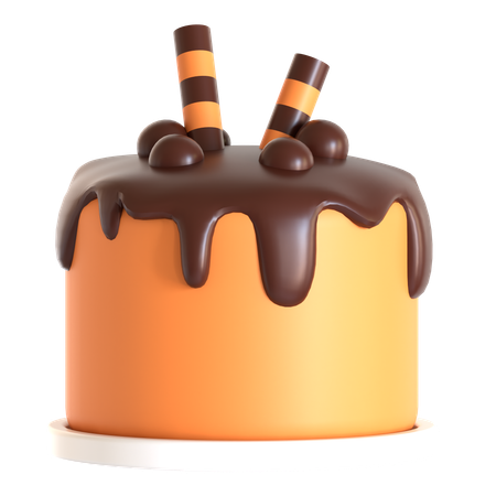 チョコケーキ  3D Icon