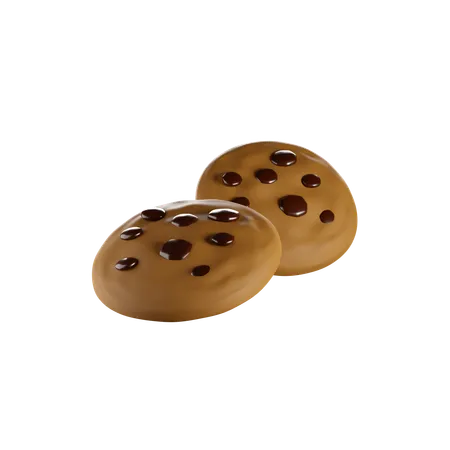 Choco Chips  3D Icon