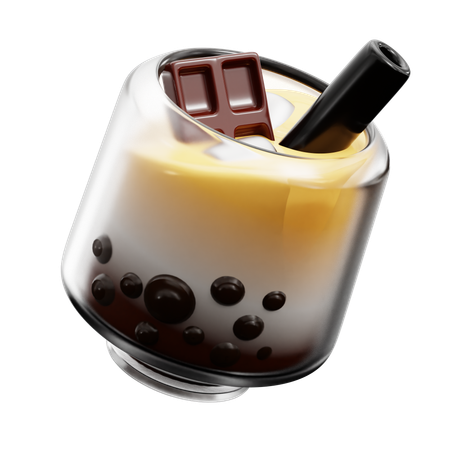 Choco Milk Coffee  3D Icon