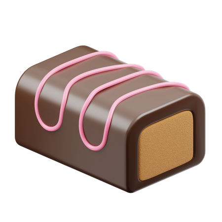 Stick Choco À La Crème De Fraise Et Au Caramel  3D Icon