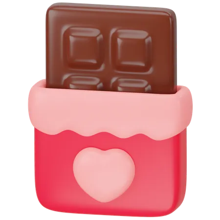 Amour au chocolat  3D Icon