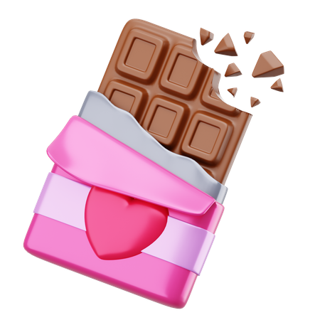 Amour au chocolat  3D Icon