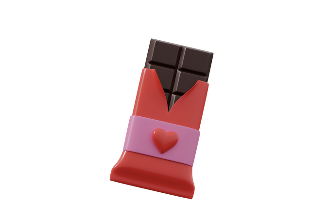 Amour au chocolat  3D Icon