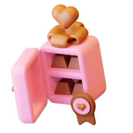 Chocolat au frigo  3D Icon