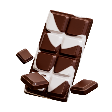 Chocolat au lait  3D Illustration