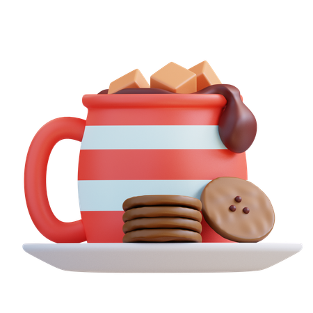 Chocolat chaud  3D Icon