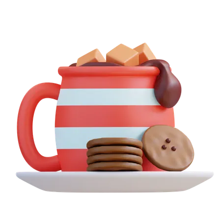 Chocolat chaud  3D Icon