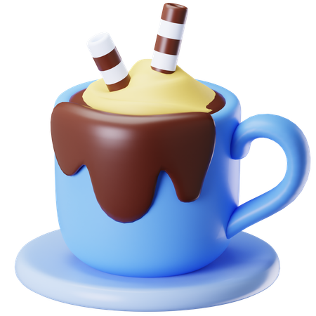 Chocolat chaud  3D Icon