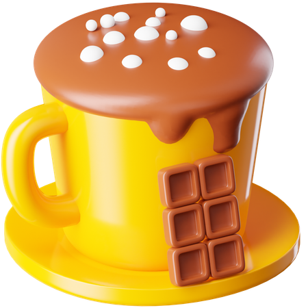 Chocolat chaud  3D Icon