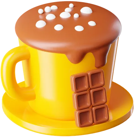 Chocolat chaud  3D Icon